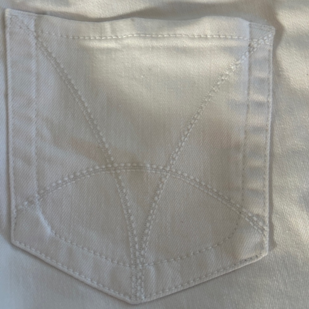 Kut from the Kloth Catherine Boyfriend White Jeans NEW Cuffed or Full Length - Picture 5 of 10